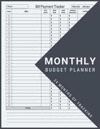 Unlock Your Financial Success: A Comprehensive Review of the Monthly Budget Planner: Bill Budgeting Workbook Worksheets | 24 Months of Tracking All Your Expenses & Bills | Business Money Notebook Organizer