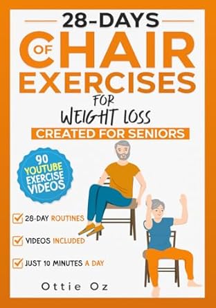 Transform Your Fitness Journey: A Comprehensive Review of ’28 Days of Chair Exercises For Weight Loss: Three Levels for Strength, Posture, and Fitness in Just 10 Minutes a Day, 99 Illustrated Exercises Organized Into 28 Routines, Video Included’