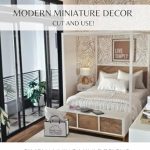 Unlock Your Creativity with This Must-Have Guide: Modern Miniature Decor, Cut and Use!: Simply Living Designs by Rosa Moran