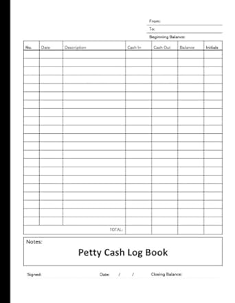 Unlock Seamless Financial Management with Our Review of the Petty Cash Log Book: Daily Money Flow Record Keeping Book for Business or Personal Use