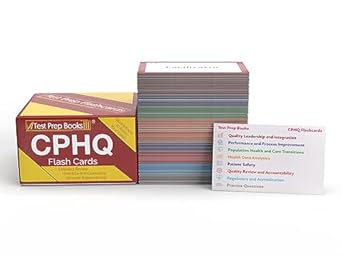Essential Resource for Healthcare Quality Professionals: CPHQ Study Cards 2024-2025 – CPHQ Exam Prep with Practice Test Questions for the Certified Professional in Healthcare Quality Exam [Full Color Cards]