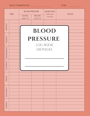 Transform Your Health: A Comprehensive Review of the Blood Pressure Log Book: Large Print, Simple & Clear 2-Year Daily Tracking Diary for Blood Pressure and Heart Rate at Home (8.5″ x 11″, 120 pages, red)