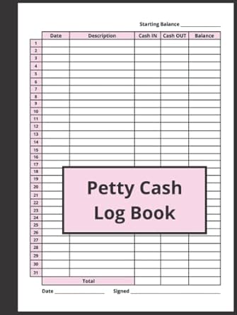Essential Review: Petty Cash Log Book – The Ultimate Petty Cash Ledger Book for Business to Track and Handle Money Effectively