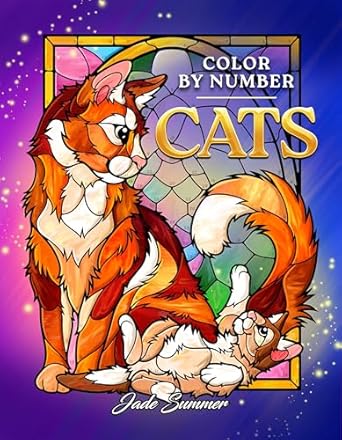 Discover the Joy of Relaxation: A Comprehensive Review of ‘Color by Number Cats: Coloring Book with Fun, Easy, and Relaxing Designs for Adults, Teens, and Seniors (Color by Number Coloring Books)’