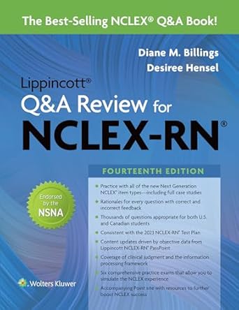 Unlock Your Nursing Success: A Comprehensive Review of Lippincott Q&A Review for NCLEX-RN (Lippincott’s Review For NCLEX-RN) Fourteenth, North American Edition