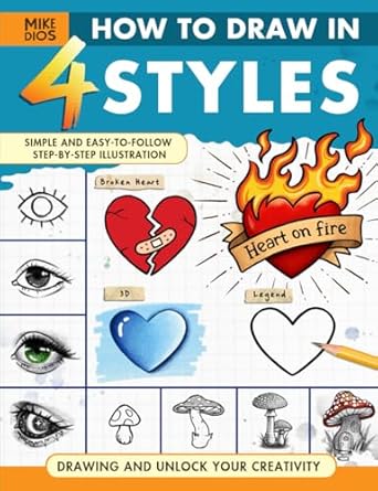 Unlock Your Inner Artist: A Comprehensive Review of ‘How to Draw in 4 Styles: Simple, Step-by-Step Instructions from Beginner to Pro to Legend Levels, with Fun and Relaxing Exercises for All Ages’