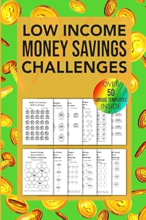 Unlock Your Savings Potential: A Comprehensive Review of the ‘Low Income Money Savings Challenges Book: Fun & Easy Weekly, Bi-Weekly, Monthly and Annual Finance Cash Tracker for Women , 0, 0, 0, 0, … Challenge, and More (Money Saving Challenge)’ on Amazon