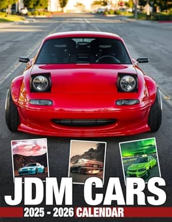 Discover the Ultimate Planner Experience: JDM Cars Calendar 2025 – 2026 – Bring Joy and Stay Organized with Our 24-Month 2025-2026 Planner US Holidays – Perfect for Gifting or White Elephant Parties, Christmas Gift from Amazon