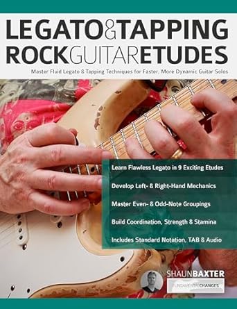 Unlock Your Guitar Potential: A Comprehensive Review of ‘Legato & Tapping Rock Guitar Etudes: Master Fluid Legato & Tapping Techniques for Faster, More Dynamic Guitar Solos (Learn Rock Guitar Technique)
