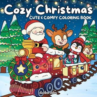 Discover the Joy of the Season: A Delightful Review of the Cozy Christmas Coloring Book for Adults and Kids – Featuring Cute & Comfy Festive Scenes with Animal Characters