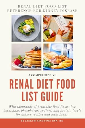 Essential Guide for Kidney Health: A Comprehensive Review of ‘Renal Diet Food List Reference For Kidney Disease: A Comprehensive Renal Diet Food List Guide for Low Potassium, Phosphorus, Sodium, & Protein CKD Recipes … Plan (Kidney Diet Food Reference Guide)’
