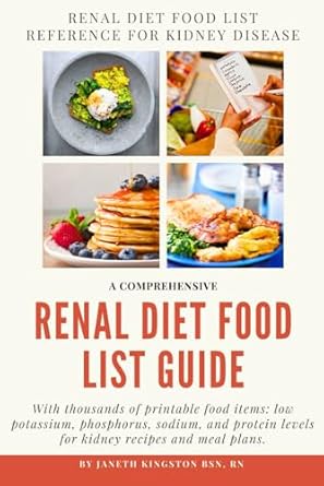 Essential Guide for Kidney Health: Renal Diet Food List Reference For Kidney Disease – A Comprehensive Renal Diet Food List Guide With Thousands of Printable Food Items, Low Potassium, and Meal Plans (Kidney Diet Food Reference Guide)