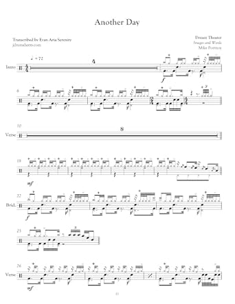 Unleash Your Inner Drummer: A Comprehensive Review of Dream Theater – Another Day: Drum Sheet Music (JDS: Dream Theater Collection)