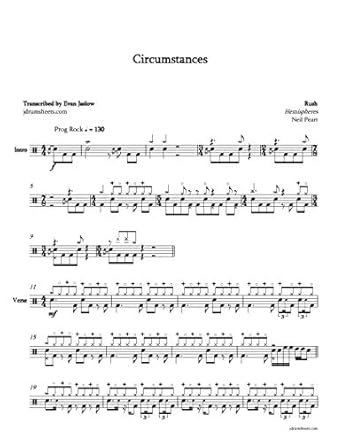 An In-Depth Review of Rush – Circumstances: Drum Sheet Music (JDS: Rush Collection) – Perfect for Drummers and Rush Fans!
