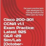 Essential Guide to Passing Your Exam: Cisco 200-301 CCNA v1.1 Exam Practice: Latest 925 Q&A +29 Sim/Lab [October-2024]