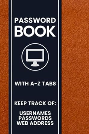 Discover the Perfect Holiday Gift: Mens Stocking Stuffers: Password Book with A-Z Tabs – Christmas Gift Idea for Adults from Amazon