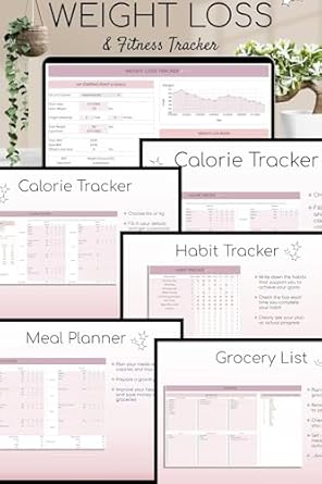 Unlock Your Fitness Goals: A Comprehensive Review of ‘Weight Loss & Fitness Tracker | Google Sheets | Calorie Tracker | Meal Planner | Habit Tracker | Digital Workout Planner’