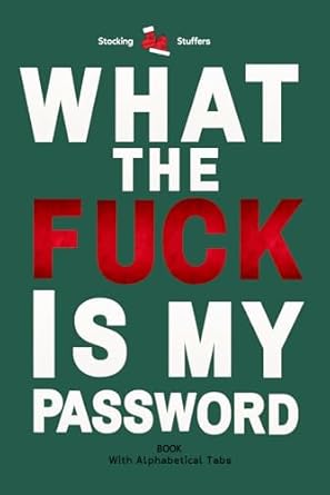Discover the Ultimate Organization Solution: Stocking Stuffers Password Book With Alphabetical Tabs – Internet Website Logins Organizer – Fun Christmas Gifts For Adults