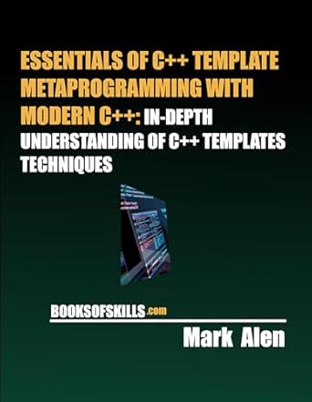 Unlock the Power of C++: A Comprehensive Review of ‘ESSENTIALS OF C++ TEMPLATE METAPROGRAMMING WITH MODERN C++: IN-DEPTH UNDERSTANDING OF C++ TEMPLATES TECHNIQUES’