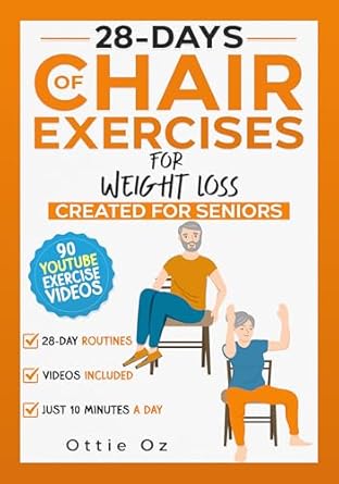 Transform Your Fitness Journey: A Comprehensive Review of ’28 Days of Chair Exercises For Weight Loss: Three Levels for Strength, Posture, and Fitness in Just 10 Minutes a Day, 99 Illustrated Exercises Organized Into 28 Routines, Video Included’