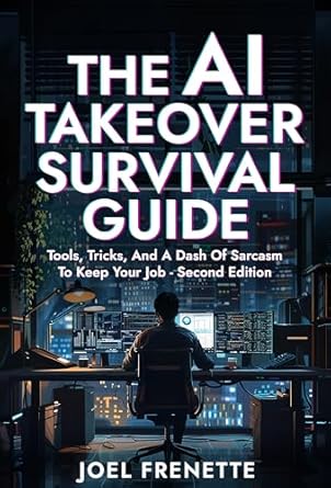 Discover Essential Strategies in ‘The AI Takeover Survival Guide: Tools, Tricks, And A Dash Of Sarcasm To Keep Your Job – Second Edition’ – A Must-Read for Job Security in the Age of AI!