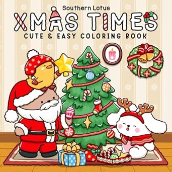 Discover the Magic of the Holidays: A Review of ‘Xmas Times: Coloring Book For Adults And Teens Featuring Cozy Christmas Scenes With Adorable Animal Characters And Cute Objects For Stress Relief (Cozy Xmas)’