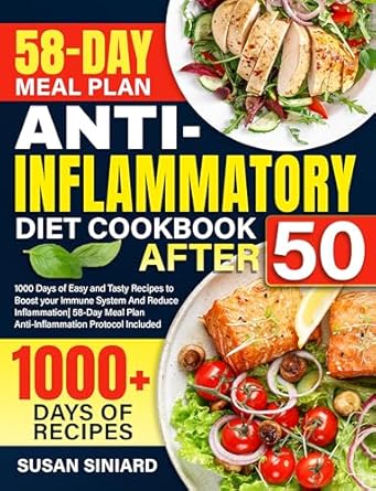 Discover the Healing Power of Food: A Comprehensive Review of ‘Anti-Inflammatory Diet Cookbook After 50: 1000 Days of Easy and Tasty Recipes to Boost Your Immune System And Reduce Inflammation | 58-Day Meal Plan Anti-Inflammation Protocol Included’