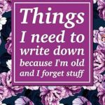 Discover the Hilarious Charm of Stocking Stuffers: Things I Need To Write Down Because I’m Old And I Forget Stuff – A Must-Read Funny Notebook for Adults!