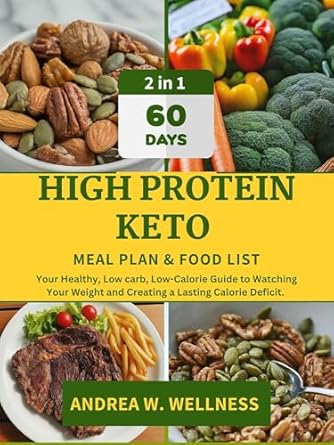 Transform Your Health Journey: A Comprehensive Review of ’60-Day High Protein Keto Cookbook Meal Plan & Food List: Your Healthy, Low Carb, Low-Calorie Guide to Watching Your Weight and Creating a Lasting Calorie Deficit’