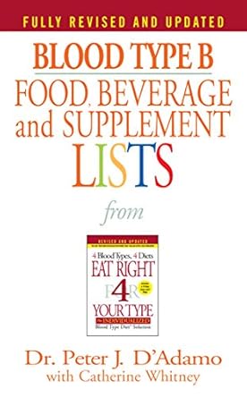 Unlocking Health: A Comprehensive Review of ‘Blood Type B Food, Beverage and Supplement Lists (Eat Right 4 Your Type)’ for Optimal Wellness