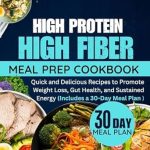 Transform Your Health with This Must-Have Guide: High Protein High Fiber Meal Prep Cookbook: Quick and Delicious Recipes to Promote Weight Loss, Gut Health, and Sustained Energy (Includes a 30-Day Meal Plan)