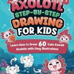 Discover the Joy of Drawing: Axolotl Step-by-Step Drawing for Kids – Learn How to Draw 60 Cute Kawaii Axolotls with Easy Illustrations: Gift Ideas for Pet Owners, Fans, Crafts, Pencil Control, and More!