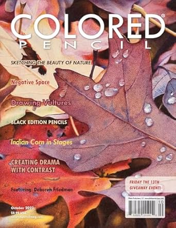 Unveiling Creativity: A Comprehensive Review of COLORED PENCIL Magazine – October 2023