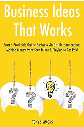 Unlock Your Entrepreneurial Potential: A Comprehensive Review of ‘Business Ideas That Work: Start a Profitable Online Business via Gift Recommending, Making Money from Your Talent & Playing to Get Paid from Amazon’