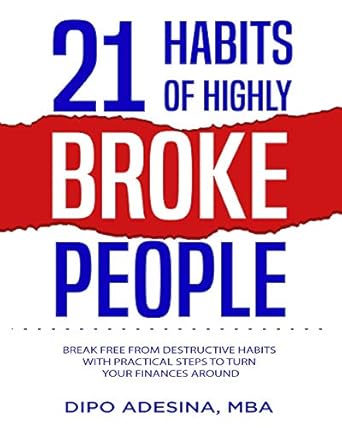 Transform Your Finances: A Must-Read Review of ’21 HABITS OF HIGHLY BROKE PEOPLE: Break Free From Destructive Habits With Practical Steps To Turn Your Finances Around’