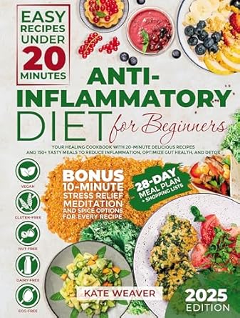 Discover the Secrets to Wellness: A Comprehensive Review of ‘Anti-Inflammatory Diet for Beginners: Your Healing Cookbook with 20-Minute Delicious Recipes and 150+ Tasty Meals to Reduce Inflammation, Optimize Gut Health, and Detox. 28-Day Healthy Meal Plan’