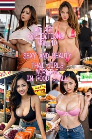 Discover the Allure: A Compelling Review of ‘AI Art Collections Vol. 10 – Sexy AND Beautiful Thai Girls Working at Night Market Food Stall in Bangkok’