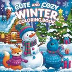 Discover the Joy of Winter Relaxation: Cute and Cozy Winter Coloring Book – Over 40 Cute, Large Print Designs Featuring Cozy Winter & Christmas Scenes for Kids, Adults, and Seniors to Color and Relax