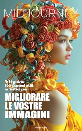 Discover the Ultimate Guide to Artistic Styles: Midjourney v6 guida – 190 famosi stili artistici per migliorare le vostre immagini – Libro per principianti e utenti avanzati, 190 prompts creativi all’interno. … dall’IA – 223 pagine (Italian Edition)