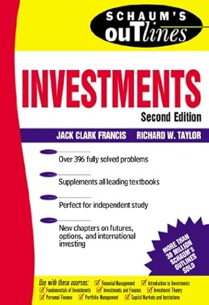 Unveiling the Secrets of Smart Investing: A Comprehensive Review of Schaum’s Outline of Investments (Schaum’s Outlines)