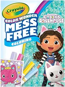 Discover the Magic of Mess-Free Creativity: Crayola Gabby’s Dollhouse Color Wonder Activity Set – Perfect for Toddlers, Toys & Gifts, and Stocking Stuffers!